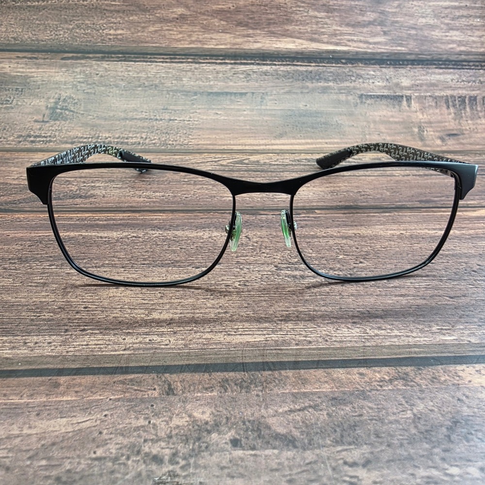Ray-Ban Black Metal Carbon Fiber Eyeglass Frames RX8412 54-17-145